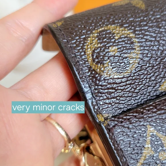 Louis Vuitton Monogram Wallet with Gold Chain - Picture 12 of 16